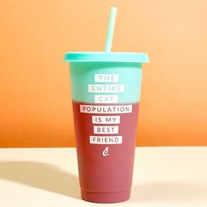CATLADYBOX color changing tumbler